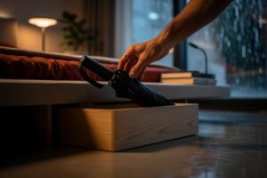 Specjaliści od organizacji domu chowają parasole pod łóżka i powód cię zaskoczy