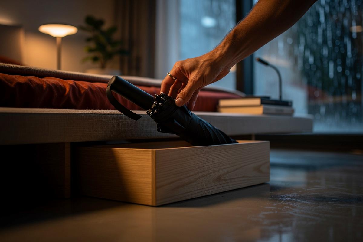 Specjaliści od organizacji domu chowają parasole pod łóżka i powód cię zaskoczy